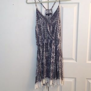 Beautiful blue and white sundress